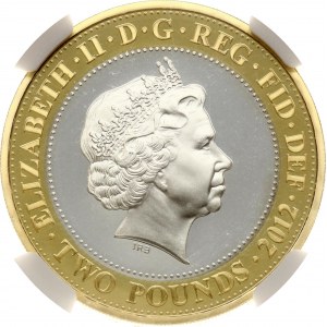 Great Britain 2 Pounds 2012 Olympic Handover NGC PF 68 ULTRA CAMEO