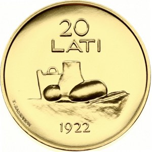 Latvia 20 Lati 2008 Coin of Latvia