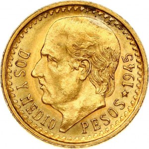 Mexico 2½ Pesos 1945