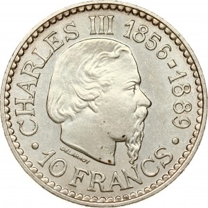 Monaco 10 Francs 1966 Accession of Prince Charles III
