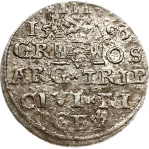 Poland Trojak 1593 Riga