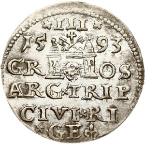 Poland Trojak 1593 Riga