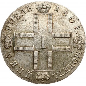 Rublo russo 1801 СМ-АИ