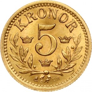 Sweden 5 Kronor 1901 EB