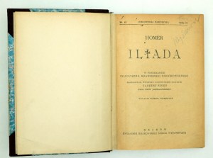 Homer - Iliad , Ignacy Krasicki - Mikołaja Doświadczyńskiego przypadki - Kraków 1924 /1925