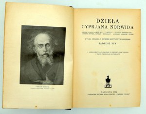 Pini T. - Works of Cyprian Norwid - Warsaw 1934