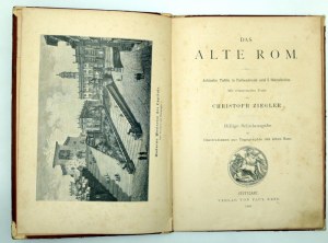 Alte Rom - Ancient Rome - color plates - Stuttgart 1882