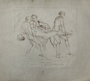 Rafael SANTI (1483-1520), Śmierć Adonisa (tyt. oryg.: „La mort d’Adonis”), ok. 1729-1740
