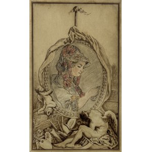 ARTIST UNKNOWN, WESTEUROPJESE (18th century), Secret leaf, France or Germany, last quarter of 18th century.