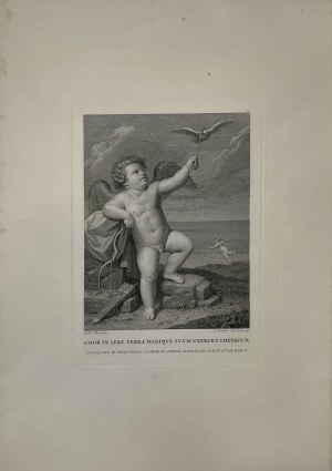 Guido RENI (1575-1642), Miłość włada światem (tyt. oryg.: „Amor in aere Terra Marique...”)