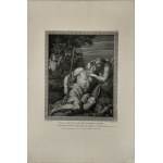 Annibale CARRACCI (1560-1609), Zakochana Diana (tyt. oryg.: „Retia Rara, Plagae, Lato Venabula...”), ok. 1800