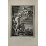 Annibale CARRACCI (1560-1609), Zaloty Pana (tyt. oryg.: „Munere sic niveo lanae, Pan deus Arcadiae Captam te Luna fefellit”), ok. 1810