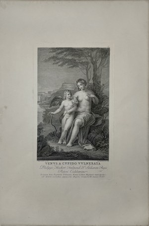 Rafael SANTI (1483-1520), Wenus raniona w serce przez Amora (tyt. oryg.: „Venus a Cupido Vulnerata”), ok.1800