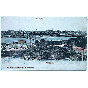 [WARSAW]. General view. Printed by A. Chodowiecki in Warsaw. Phototypie Scherer, Nabholz &amp; Co., Moscou. About...