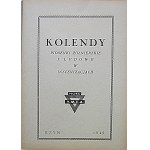 KOLENDY. Piosenki żołnierskie i ludowe w inscenizacjach. Rzym 1946. Wyd. Polska Y.M.C.A. Druk. O.G...