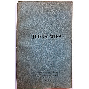 WITOS WINCENTY. Jedna wieś. Chicago 1955...