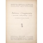 SCHIZZI ED ESTRATTI DELL'INSURREZIONE DI WIELKOPOLSKA 1918/1919, 1933