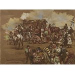 Tadeusz RYBKOWSKI (1848-1926), Targ na Placu Bernardyńskim we Lwowie - studium, 1894