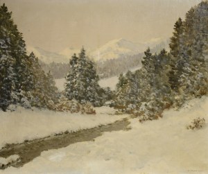Konstanty MACKIEWICZ (1894-1985), Pejzaż zimowy