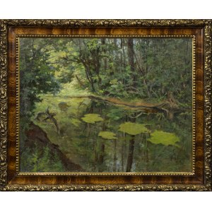 Painter unspecified, Polish, 1st half of 20th century, Forest Landscape
