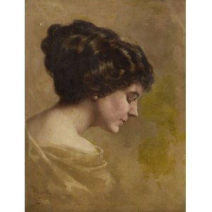 J. BURKE, late 19th century / 20th century, Portrait of a woman