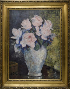 Borys PETRYŃSKI (1891-1942), Róże w wazonie