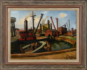 Mieczysław OLEY [OLEJ] (1898-1978), Nowy Jork - Port