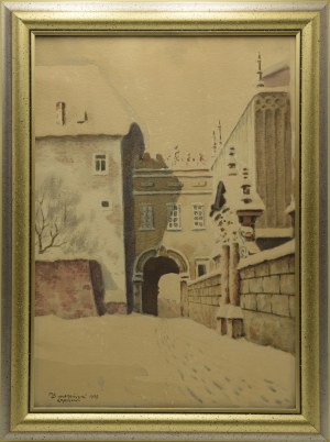 Marian SZCZERBIŃSKI (1900-1981), Brama Wazów na Wawelu, 1938