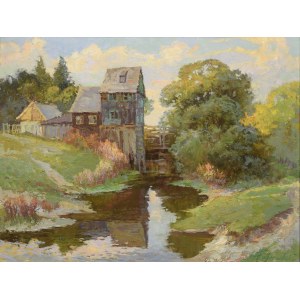 Jerzy POGORZELSKI (1926-2003), Stary młyn - Mazury