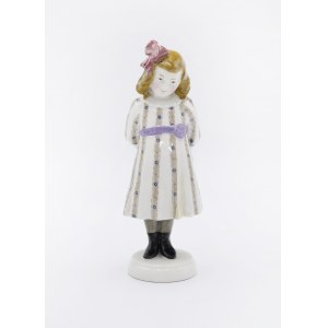BERLIN, Königliche Porzellan Manufaktur (KPM), Figure of a girl - Apathy (Trägheit), circa 1913.