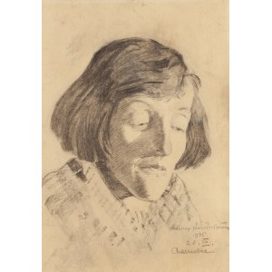 Jacek Malczewski (1854 Radom - 1929 Kraków), Portret córki artysty Julii z Malczewskich Meysnerowej, 1926