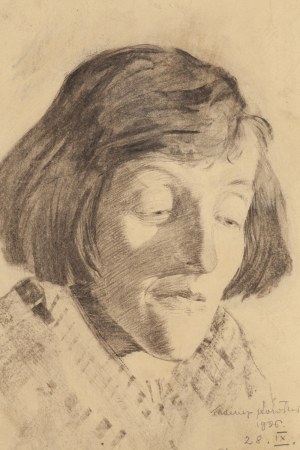 Jacek Malczewski (1854 Radom - 1929 Kraków), Portret córki artysty Julii z Malczewskich Meysnerowej, 1926