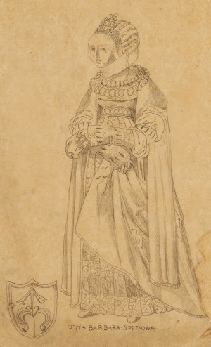 Jacek Malczewski (1854 Radom - 1929 Kraków), Studium Barbary Spitkowej, lata 70. XIX w.