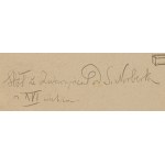 Jacek Malczewski (1854 Radom - 1929 Kraków), Szkic stołu ze Zwierzyńca u S. Norberta XVI w.