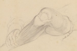 Jacek Malczewski (1854 Radom - 1929 Kraków), Szkic anatomiczny z kolanem