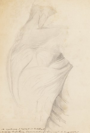 Jacek Malczewski (1854 Radom - 1929 Kraków), Szkic anatomiczny