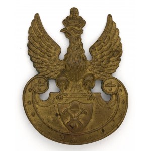 Orzeł projektu Czesława Jarnuszkiewicza, emblemat saperów na tarczce