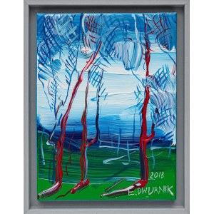 Edward Dwurnik, Pines, 2018