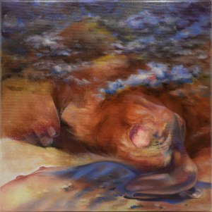 Yuliia MYKHALIUK (ur. 1994), PALETA VII. PROLOG - Ciało. Wyrzucone na brzeg. Przed nową podróżą, 2025