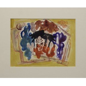 Alfred LENICA (1899-1977), Kompozycja abstrakcyjna, ok. 1948
