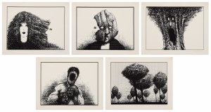 Andrzej PĄGOWSKI (ur. 1953), Zbiór 5 serigrafii
