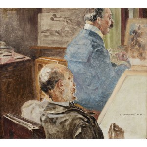 Jacek Malczewski (1854-1929), W pracowni artysty, 1903