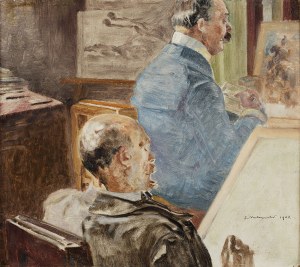Jacek Malczewski (1854-1929), W pracowni artysty, 1903