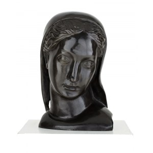 Henryk Kuna (1879-1945), Head of a Woman, 1926