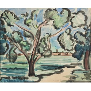 Tymon Niesiołowski (1882-1965), Pejzaż, lata 30. XX w.