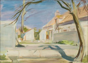Jan Rubczak (1884-1942), Przedwiośnie. Pejzaż w bladym słońcu