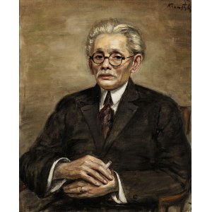 Roman Kramsztyk (1885-1942), Portret mężczyzny z papierosem, lata 20.-30. XX w.