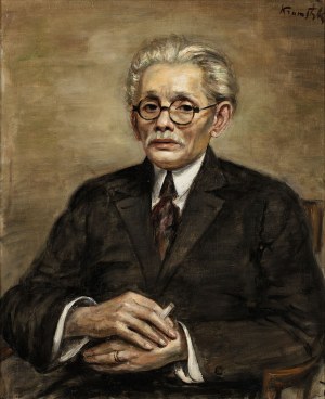 Roman Kramsztyk (1885-1942), Portret mężczyzny z papierosem, lata 20.-30. XX w.