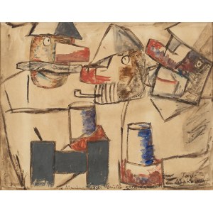 Tadeusz Makowski (1882-1932), Pijący, 1931