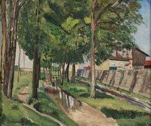 Natan Grunsweigh (1880-1956), Przechadzka aleją